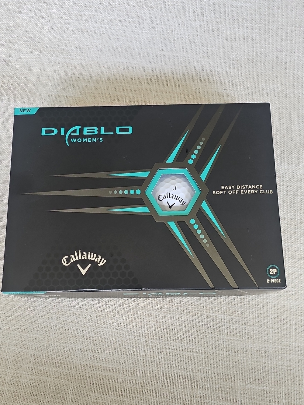 New In Box Callaway Diablo Women's Golf Ball Pack Of 12 Golf Balls